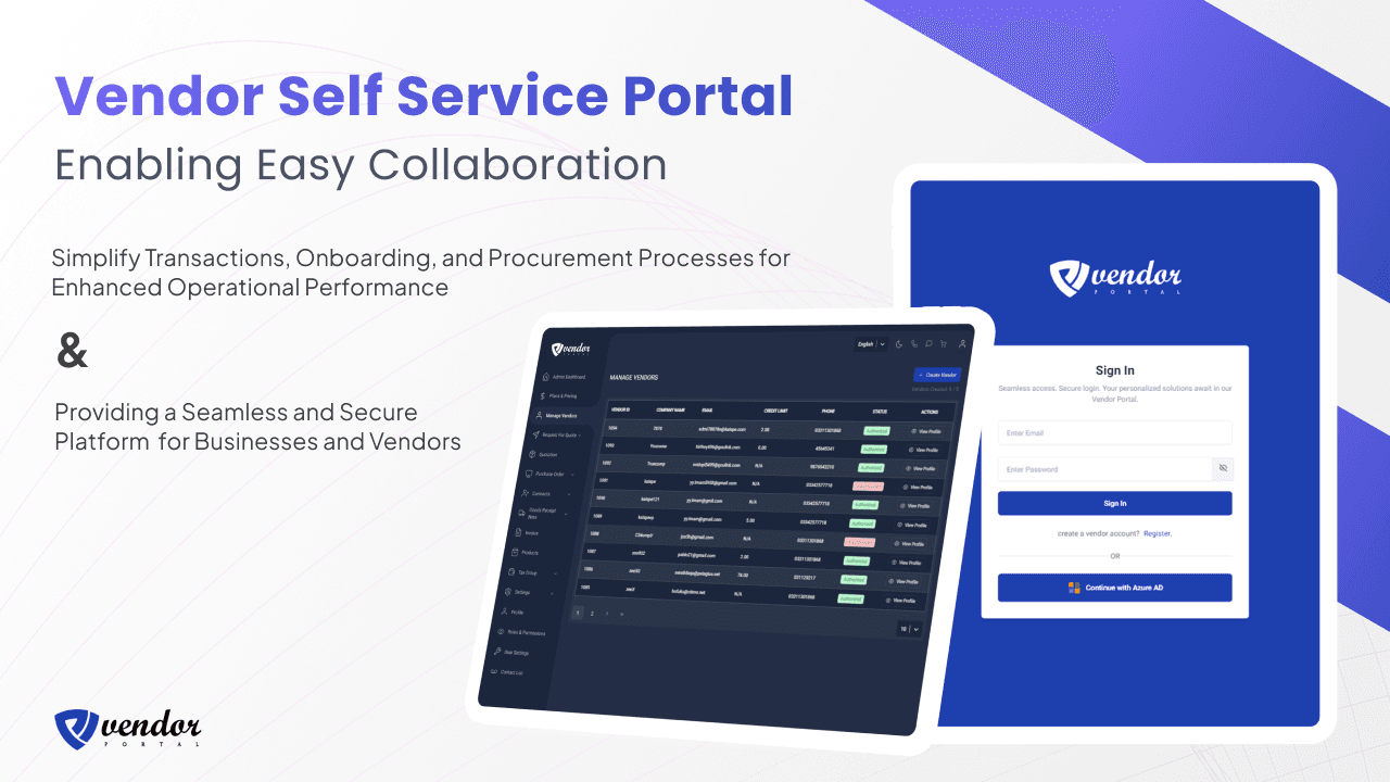 Vendor Portal Invoice Management